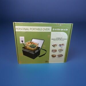 New Rottogoon Personal Portable Oven Food Warmer Electric Heated Lunch Box Green